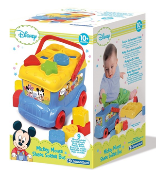 Zabawka sorter Clementoni Autobus Baby Mickey (8005125143955)