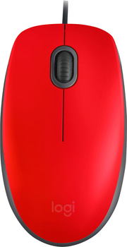 Мышь Logitech M110 Silent USB Red (910-006759)