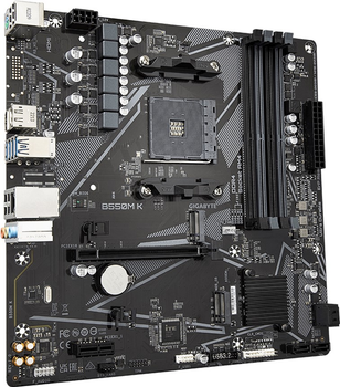 Материнская плата Gigabyte B550M-K (sAM4, AMD B550, PCI-Ex16)