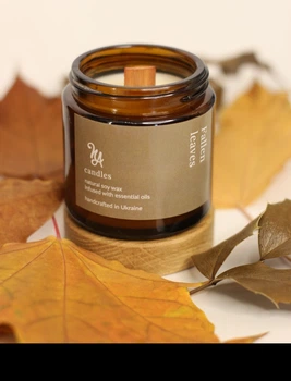 Аромасвеча Nouvel Amour Candles FALLEN LEAVES 100мл
