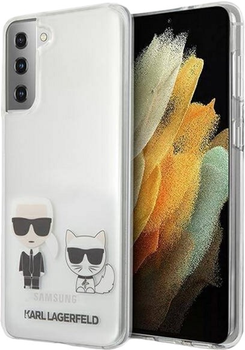 Etui Karl Lagerfeld Karl&Choupette do Samsung Glalaxy S21 Plus Transparent (3666339003357)
