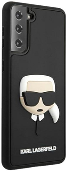 Etui Karl Lagerfeld 3D Rubber Karl`s Head do Samsung Glalaxy S21 Plus Black (3666339003388)
