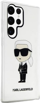 Панель Karl Lagerfeld Ikonik Karl Lagerfeld для Samsung Galaxy S23 Ultra Transparent (3666339117818)