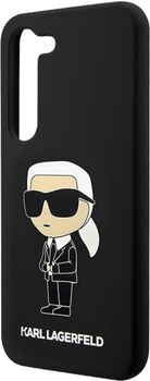 Панель Karl Lagerfeld Silicone Ikonik для Samsung Galaxy S23 Plus Black (3666339114640)