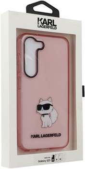 Etui Karl Lagerfeld Ikonik Choupette do Samsung Galaxy S23 Pink (3666339117733)