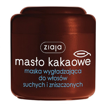 Маска для волосся Ziaja Розгладжувальна маска з олією какао для сухого та пошкодженого волосся 200 мл (5901887023173)