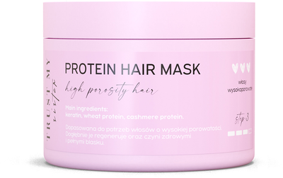 Maska do włosów Trust My Sister Protein Hair Mask proteinowa maska do włosów wysokoporowatych 150 g (5902539715262)