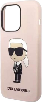 Панель Karl Lagerfeld Silicone Ikonik Magsafe для Apple iPhone 14 Pink (3666339087647)