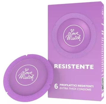 Презервативи Love Match Resistente 6 шт (ROZ6400229617)
