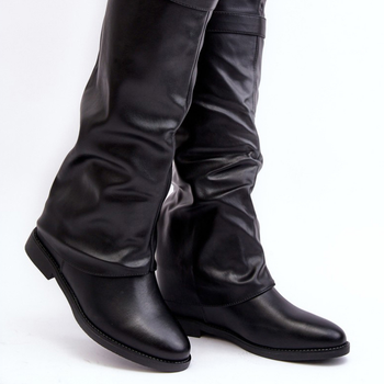 Жіночі чоботи Tercella 37 Чорні (5905677021486)