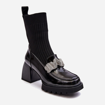 Жіночі черевики високі S.Barski D&A MR870-41 37 Чорні (5905677950601)