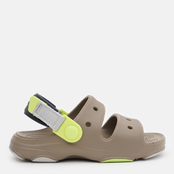 Sandały chłopięce Crocs Classic All-Terrain Sandal K 207707-2F9 34 (J3) Khaki/Wielokolorowy (196265255917)