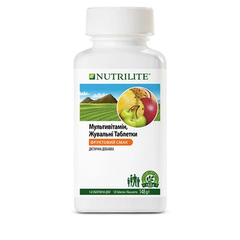Мультивитамин, жевательные таблетки Amway Амвей Емвей Nutrilite 120 таблеток (100930)