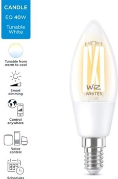 Smart żarówka WIZ E14 4.9W (40W 470Lm) C35 2700-6500 filament Wi-Fi (8718699787196)
