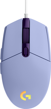 Mysz Logitech G203 Lightsync USB Lilac (910-005853)