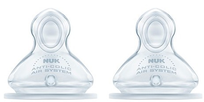 Силіконова соска Nuk First Choice Size 2 Silicone Teat 2 шт (4008600172826)
