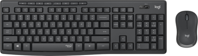 Zestaw bezprzewodowy Logitech MK295 Silent USB 2.4 GHz Czarny (920-009794)