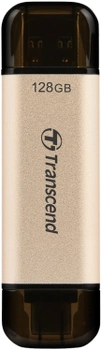 Pendrive Transcend JetFlash 930C 128GB USB Type-A + USB Type-C Gold-Black (760557850328)