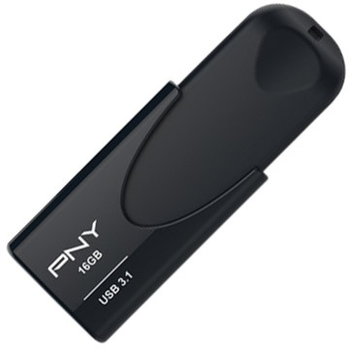 Флеш пам'ять PNY Attache 4 16GB USB 3.2 Black (3536403372842)