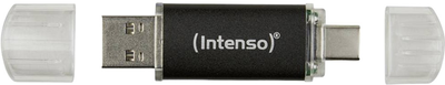 Флеш пам'ять Intenso Twist Line 32GB USB Type-A + USB Type-C Black (4034303031238)