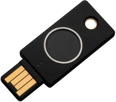 Ключ безпеки Yubico Bio FIDO Edition USB-A Black (5060408464168)