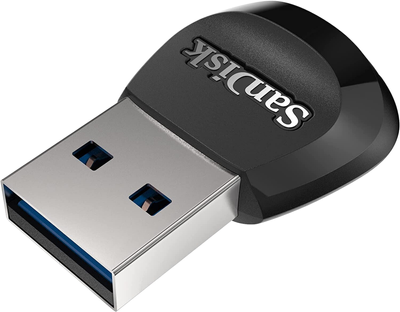 Czytnik kart SanDisk MobileMate USB 3.0 microSD HC UHS-I + microSD XC UHS-I Black (619659169039)