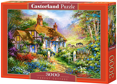 Puzzle Castorland Domek w lesie (5904438300402)
