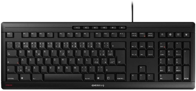 Клавіатура дротова Cherry STREAM JK-8500 USB Black (JK-8500EU-2)