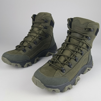 Кожаные полуберцы Oksy Tactical демисезонные ботинки Olive размер 42