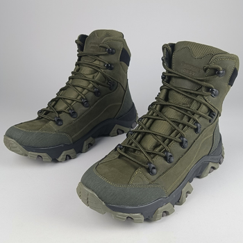 Кожаные полуберцы Oksy Tactical демисезонные ботинки Olive размер 43