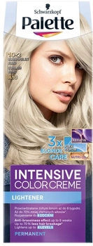 Farba do włosów kremowa Palette Intensive Color Creme Lightener 10-2 (A10) Ultra Ash Blond (3838824159133)