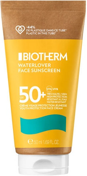 Захисний крем від сонця Biotherm Waterlover Face Sunscreen Cream Spf 50 50 мл (3614273760423)