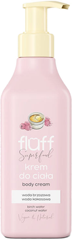 Krem do ciała Fluff Superfood Body Cream Creme Brulee z Malinami 200 ml (5902539713138)