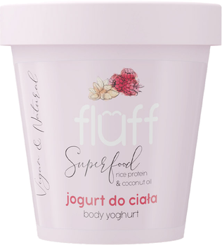 Йогурт для тіла Fluff Body Yoghurt Малина з мигдалем 180 мл (5902539711042)