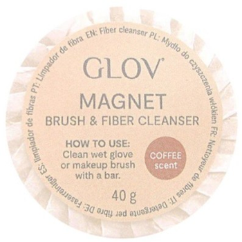 Мило Glov для чистки рукавичок та пензлів до макіяжу Magnet Cleanser брускове Beige 40 г (5907440742987)