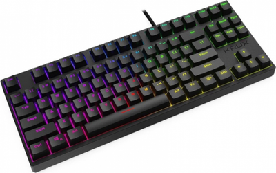 Klawiatura gamingowa przewodowa Krux Atax PRO RGB Gateron Brazowa (KRX0080)