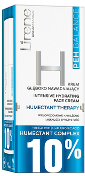Крем для обличчя Lirene PEH Balance Humectant Therapy глибоке зволоження 40 мл (5900717768116)