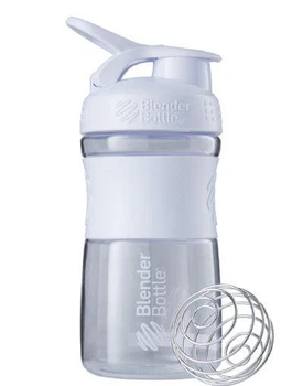Спортивный шейкер с венчиком BlenderBottle SportMixer 590 мл белый