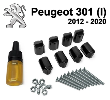 Ремкомплект ограничителя дверей Peugeot 301 (I) 2012-2020 фиксаторы, вкладыши, втулки