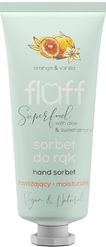 Sorbet do rąk Fluff nawilżający Pomarańcza & Wanilia 50 ml (5902539711073)