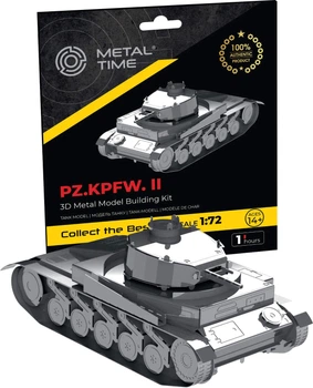 Коллекционная модель-конструктор Metal Time Танк Pz.Kpfw. II (MT060)