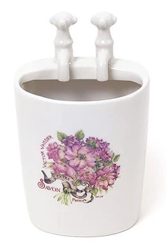 Подставка SAVON Ø6.5х11.5см для зубных щеток, фарфор (BD-855-122)