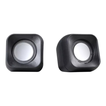 Компьютерные колонки D-16L Черные 2*1.5 Вт USB