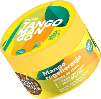 Masło do ciała Farmona Tutti Frutti regenerujące Mango i Trawa Cytrynowa + Nutri Shot EF 200 ml (5900117978764)