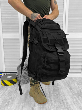 Тактичний штурмовий рюкзак Urban Line Force Pack Olive 40 л Black