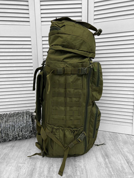 Тактичний рамний рюкзак Tactical Bag Olive 100 л
