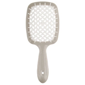 Гребінець для волосся Janeke Superbrush Сірий з білим