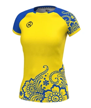 Волейбольна футболка жіноча RIGO FLEX Yellow-Blue M