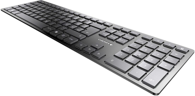 Клавіатура бездротова Cherry KW 9100 SLIM Wireless DEU Black (JK-9100DE-2)