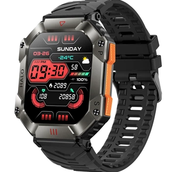 Смарт Часы Мужские Черные Классические Наручные Smart Racer K+ Black С Компасом (279989)
